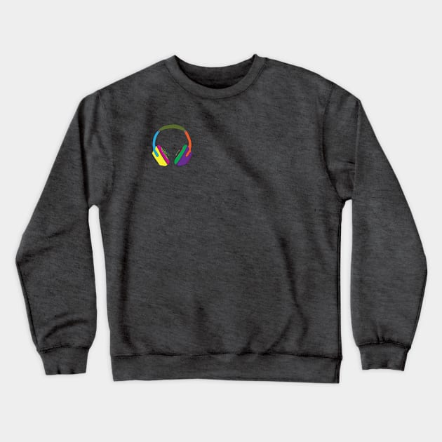 headphones Crewneck Sweatshirt by MagicTs